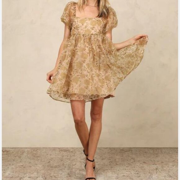 Noralee Women's Vivian Dress II Golden Garden Size XL New with Tags. Babydoll - Picture 12 of 12